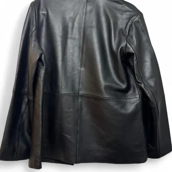 Nordstrom black leather jacket new - Picture 8 of 8